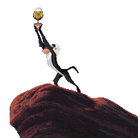 el mono Sticker by EL MONO BANDIDO