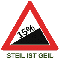 Hiking Bergauf Sticker by Unterwegs im Freien
