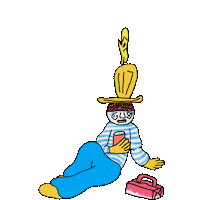 panikaxyz jump trampoline lustrfestival lustr10 Sticker