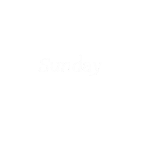 Weekend Sunday Sticker