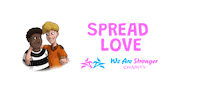 We_Are_Stronger love spreadlove wearestronger wearestrongercharity Sticker