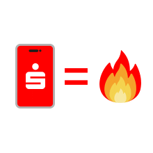 Apple Smartphone Sticker by Sparkasse