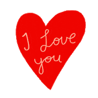 Happy I Love You Sticker by Naomi