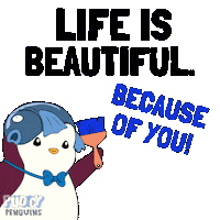 I Love You Sticker by Pudgy Penguins