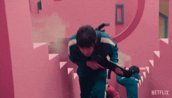Hiding Taking Cover GIF by NETFLIX