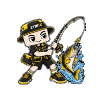 Fish Fishing Sticker by ZTIKIX