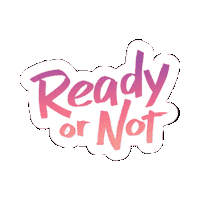 andiree ron ready or not readyornot simon teen Sticker