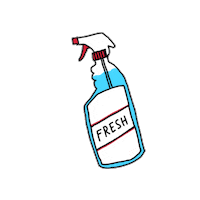 Sticker Clean Af Sticker by Saskia Keultjes