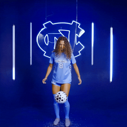 University Of North Carolina Soccer GIF by UNC Tar Heels