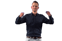 Brambechtold dance party singer hands up Sticker