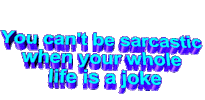 sarcastic joke Sticker by AnimatedText