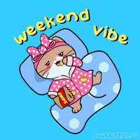 Relaxing Its Friday GIF by Silly Kitties