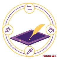 Loveyourbrand Sticker by FLYERALARM