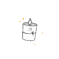 FlavescentCandlesCo candles handmadecandle flavescent flavescentcandlesco Sticker