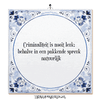 Spreuk Troost Sticker by Tegelspreuken.nl