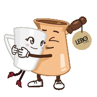 Thanks Love Sticker by LEBOcoffee