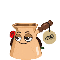 Thanks Love Sticker by LEBOcoffee