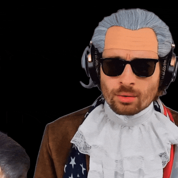 Whispering Security Guard GIF