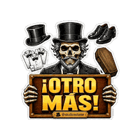 Uno Mas Halloween Sticker