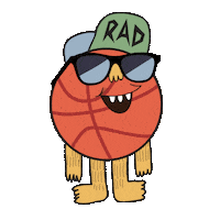 Basketball Courtsidecoolness Sticker by cottononkids