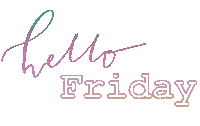 Hello Friday Sticker