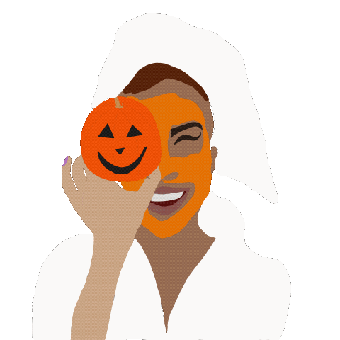 maripokrasa halloween beauty mask autumn Sticker