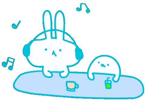 Listen Coffee Break Sticker