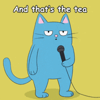 Sassy Blue Cat GIF