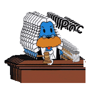 Morsecomics judge guilty walrus Morse Sticker
