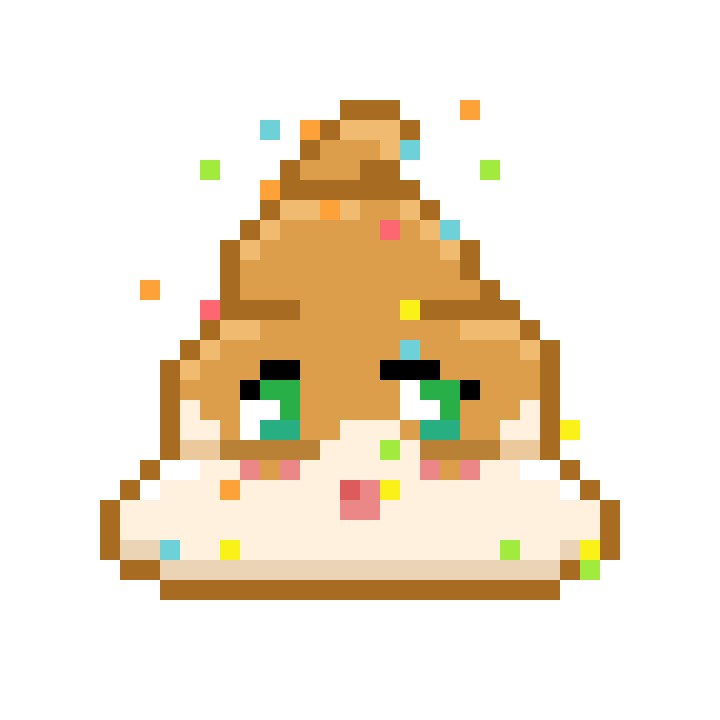 Art Shitting Sticker by Poopies.io