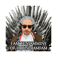 Founding Father Throne Sticker