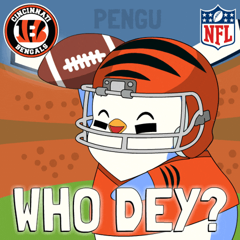 Cincinnati Bengals Dancing GIF by Pudgy Penguins