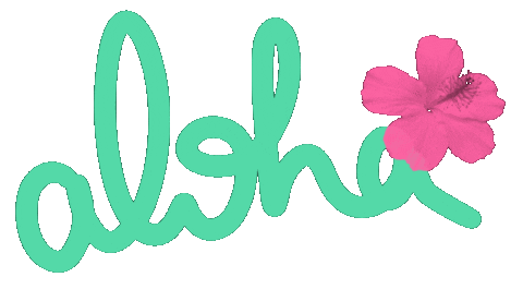 Hawaii Love Sticker by Guided by Light Art