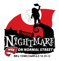 Nightmare Before Christmas Halloween Sticker by Western Kentucky University