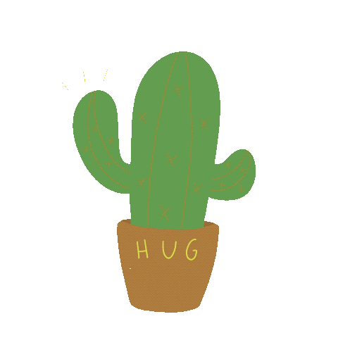 Cactus Hug Sticker