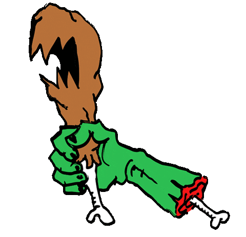 zombie thanksgiving Sticker by Roundhouse