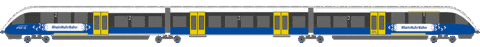 Train Railway Sticker by RheinRuhrBahn