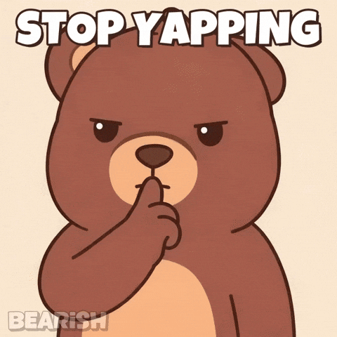 Serious Shut Your Mouth GIF by BEARISH