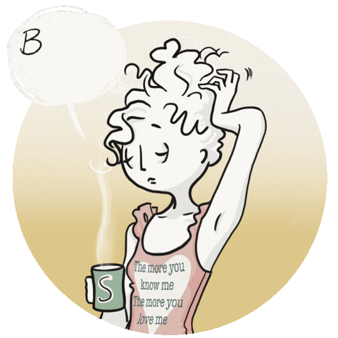 Sleepy Coffee First Sticker by susisigilosa
