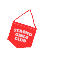 Flag Empowering Sticker by Strong Girls Club