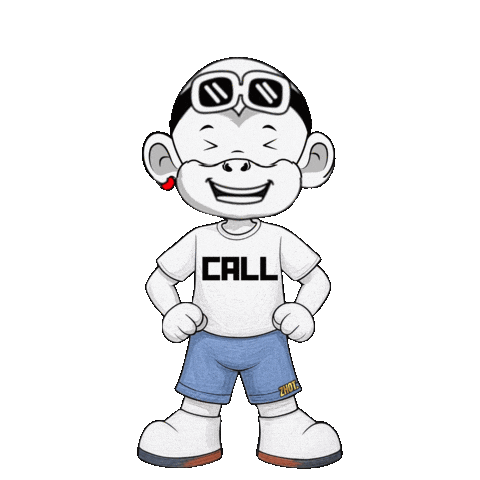 Calling Call Me Sticker by Zhot