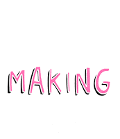 Happy Artist Sticker by Sarah The Palmer