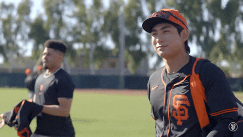 Giants Baseball Smile GIF by San Francisco Giants