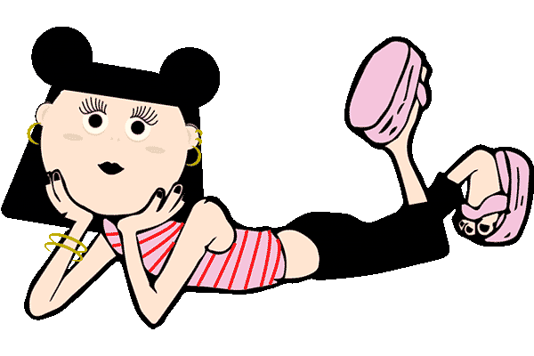 Pink Relax Sticker by Bexzy Gallego