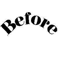 Glow Up Before And After Sticker by Gabi R Studio