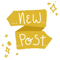 pageofwandsdesign new post stars yellow sparkle Sticker