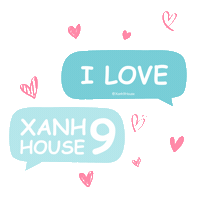 Student Housing Love Sticker by Xanh 9 House