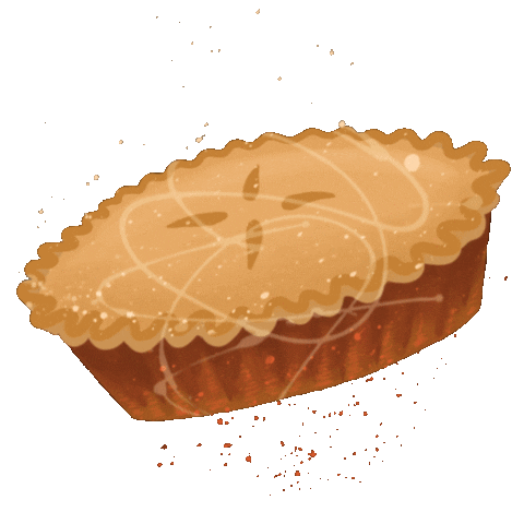 Baking Apple Pie Sticker by Baileys