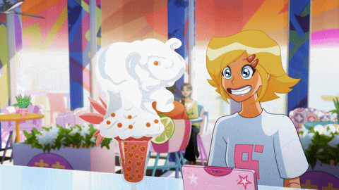 totallyspiesofficial giphyupload happy food excited GIF