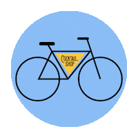 Bike Delivery Sticker by Cocktail.Shop